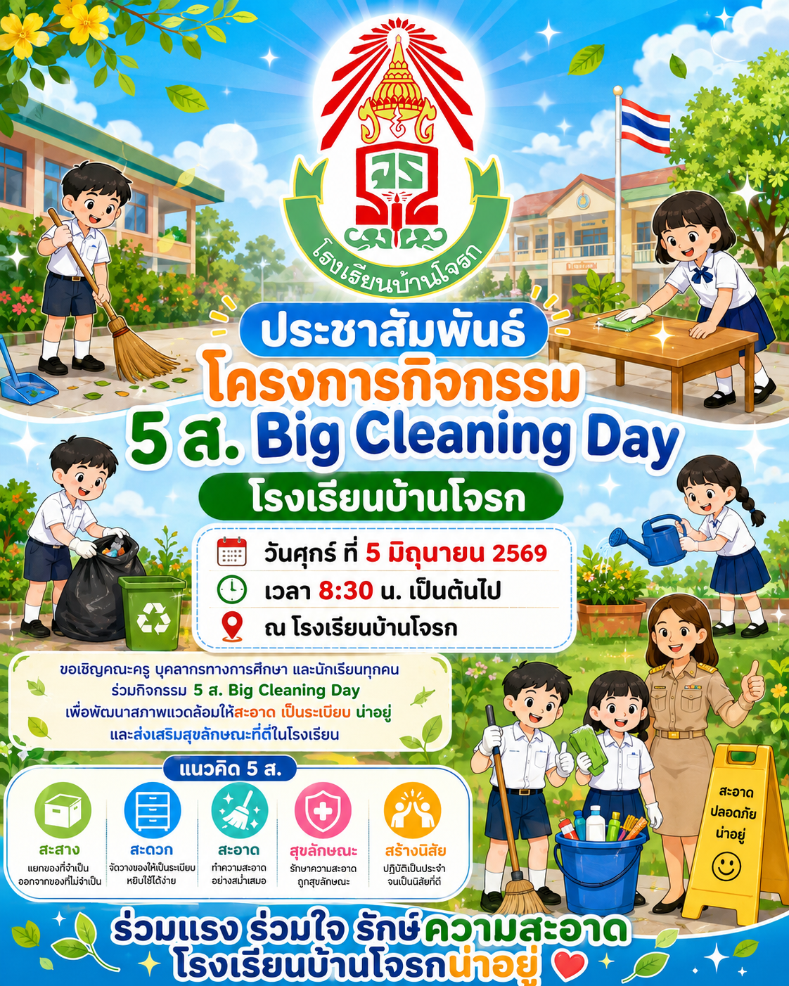 กิจกรรม 5 ส. Big Cleaning Day